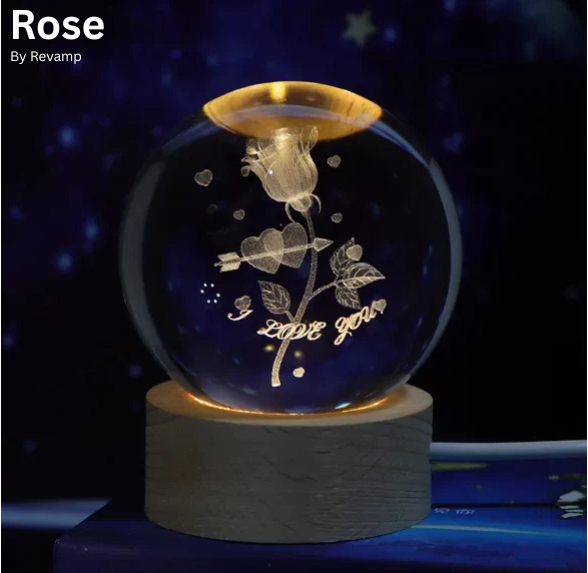 Revamped 3D Crystal Glow Lamp